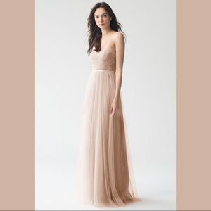 Jenny Yoo Talia - Tuscan Beige - Size 8